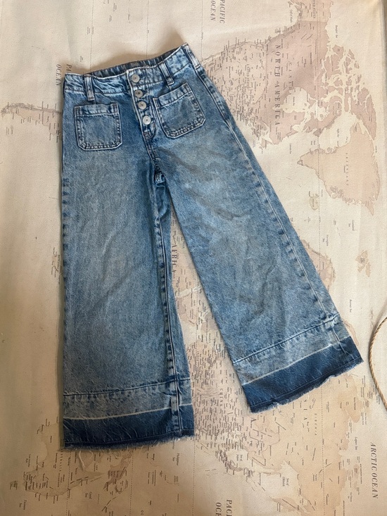 GAP Other - GAP Kids High Stride Wide Leg High Rise Denim Jeans Size 10 Slim